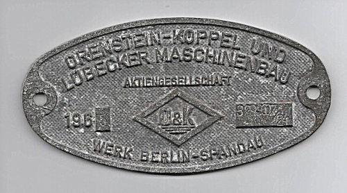 O-K und Lübecker Maschinenbau AG   -   701